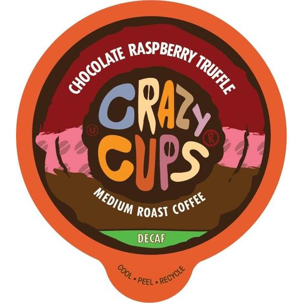 Crazy Cups Crazy Cups Flavored DECAF Chocolate Raspberry Truffle-22 Ct WM-D-CC-Raspberry-22